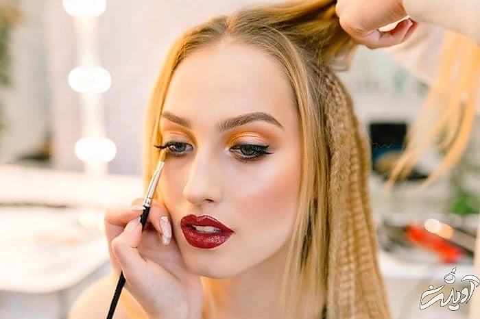 آرایش چشم مناسب پیشانی بلند آرایش جذاب چشم